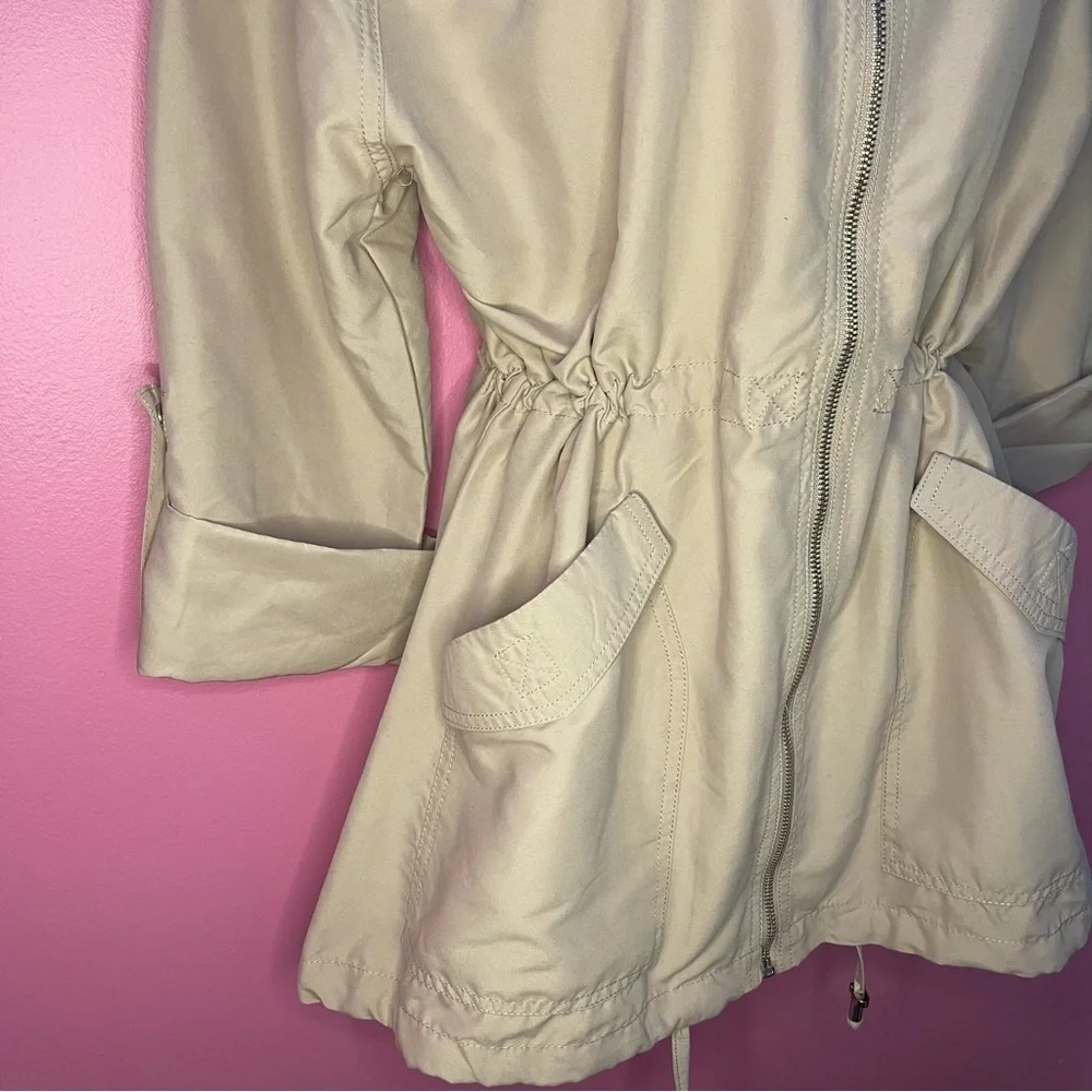 Lightweight Hooded Zip-Up Jacket - Mauve - Size Large - Picture 8 of 12